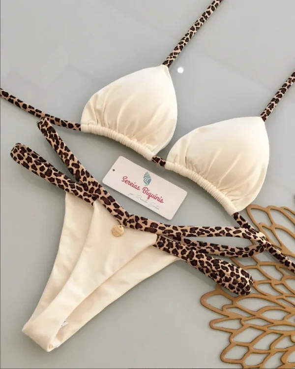 New Sexy Women Brazil Swimsuit Beach Vacation Swimwear Bikini Set - Image 12
