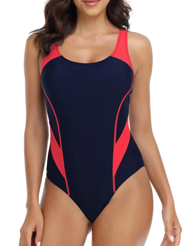 Vintage One Piece Slim Sexy Female Summer Sport Beachwear - Image 10