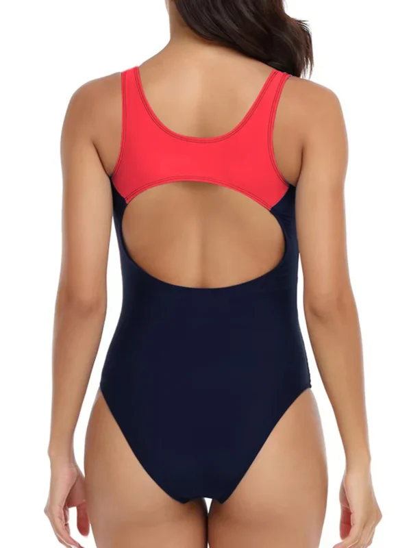 Vintage One Piece Slim Sexy Female Summer Sport Beachwear - Image 12