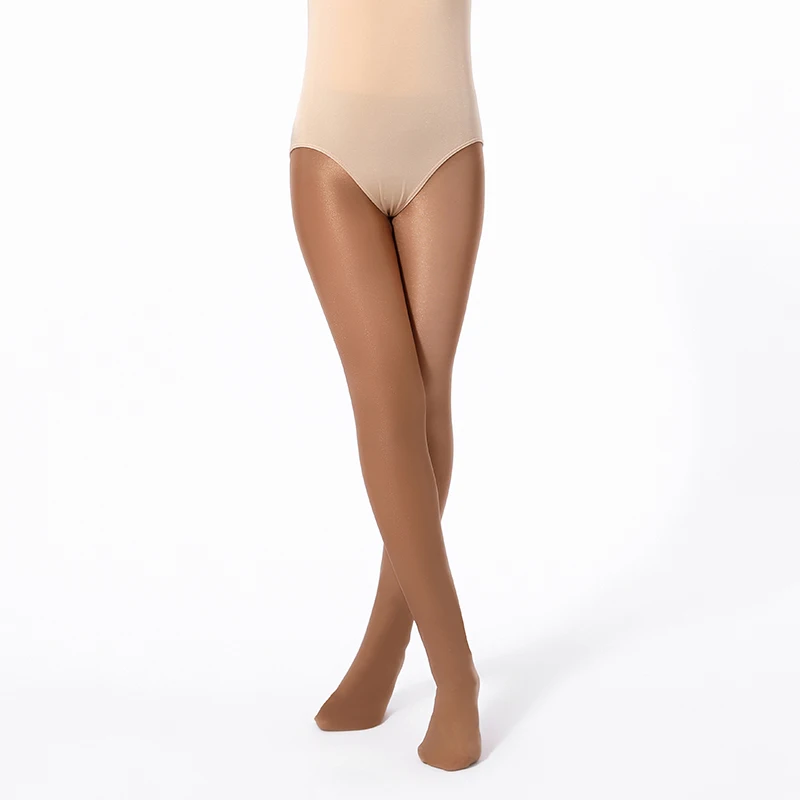 80D Yoga Practice Pantyhose Women Crotch Thicken S/M/L/XL/XXL Coffee Skin Wrap Feet Silk Sherbin Stockings Tights Legging - Image 7